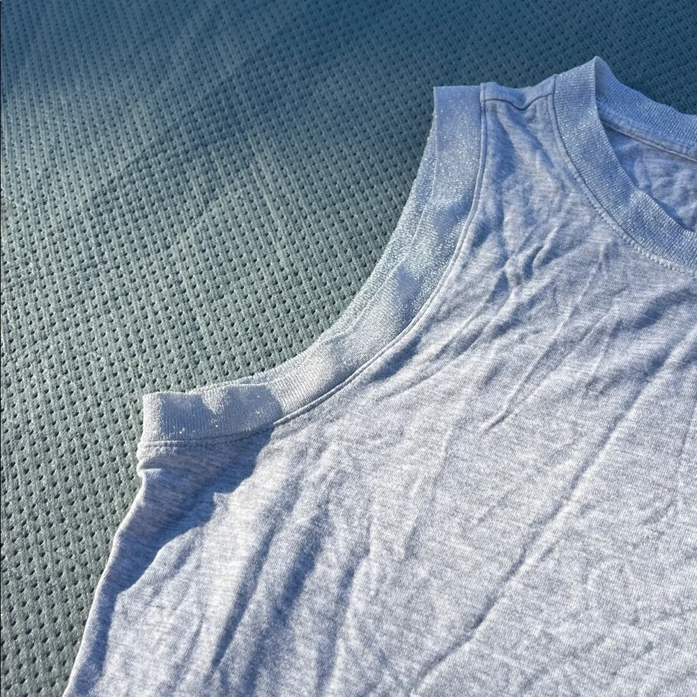 Banana Republic Factory Grey Sparkle Tank
